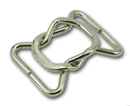 B-IB-0125 1000 Silver Bottle Opener Interlocking Buckl